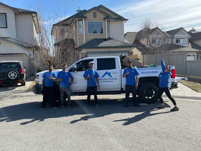 Our team Calgary roofing contractors 