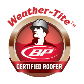 Weather Tite Bronze badge BP Certified Roofer Dedicated roofing and exteriors